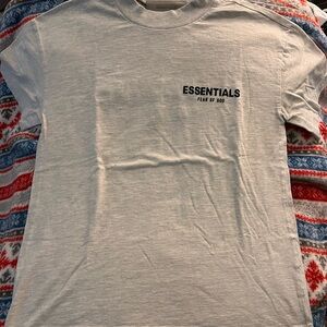 Fear of God Light Gray Essentials Tee